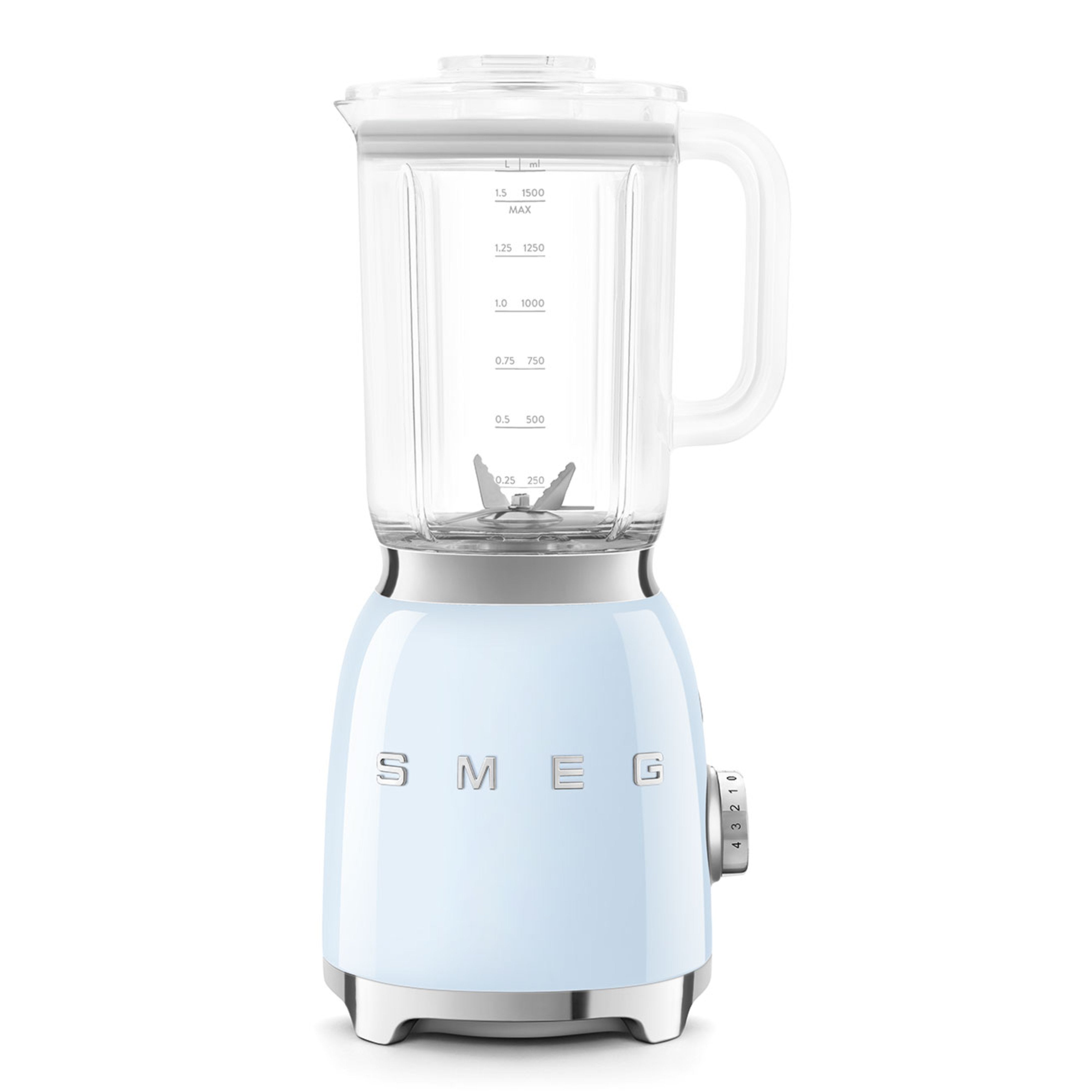 Smeg 50's Retro Style Pastel Blue Blender