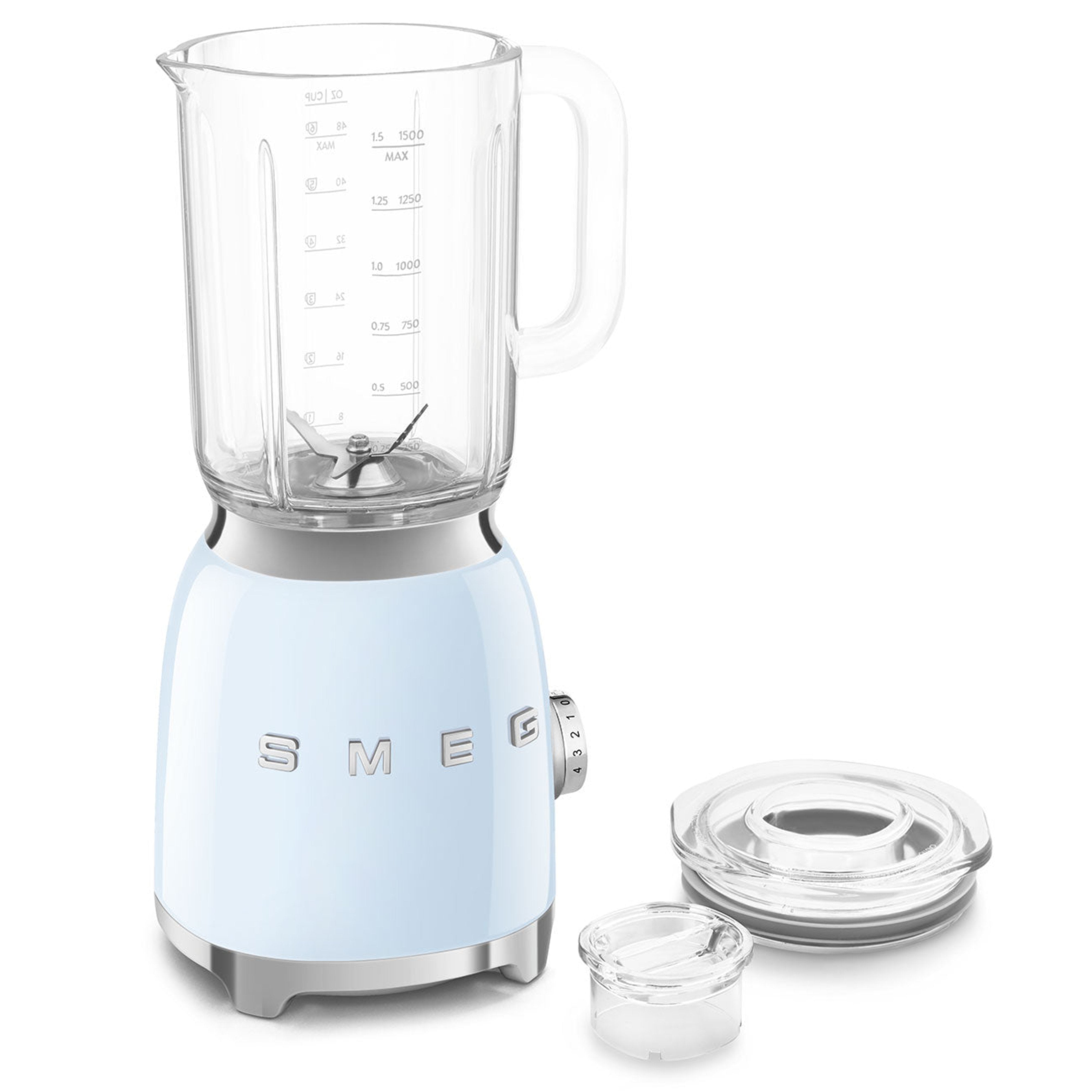 Smeg 50's Retro Style Pastel Blue Blender