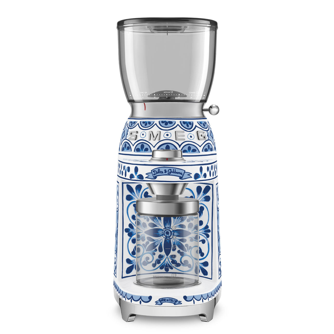 Smeg Dolce and Gabbana Blu Mediterraneo Coffee Grinder