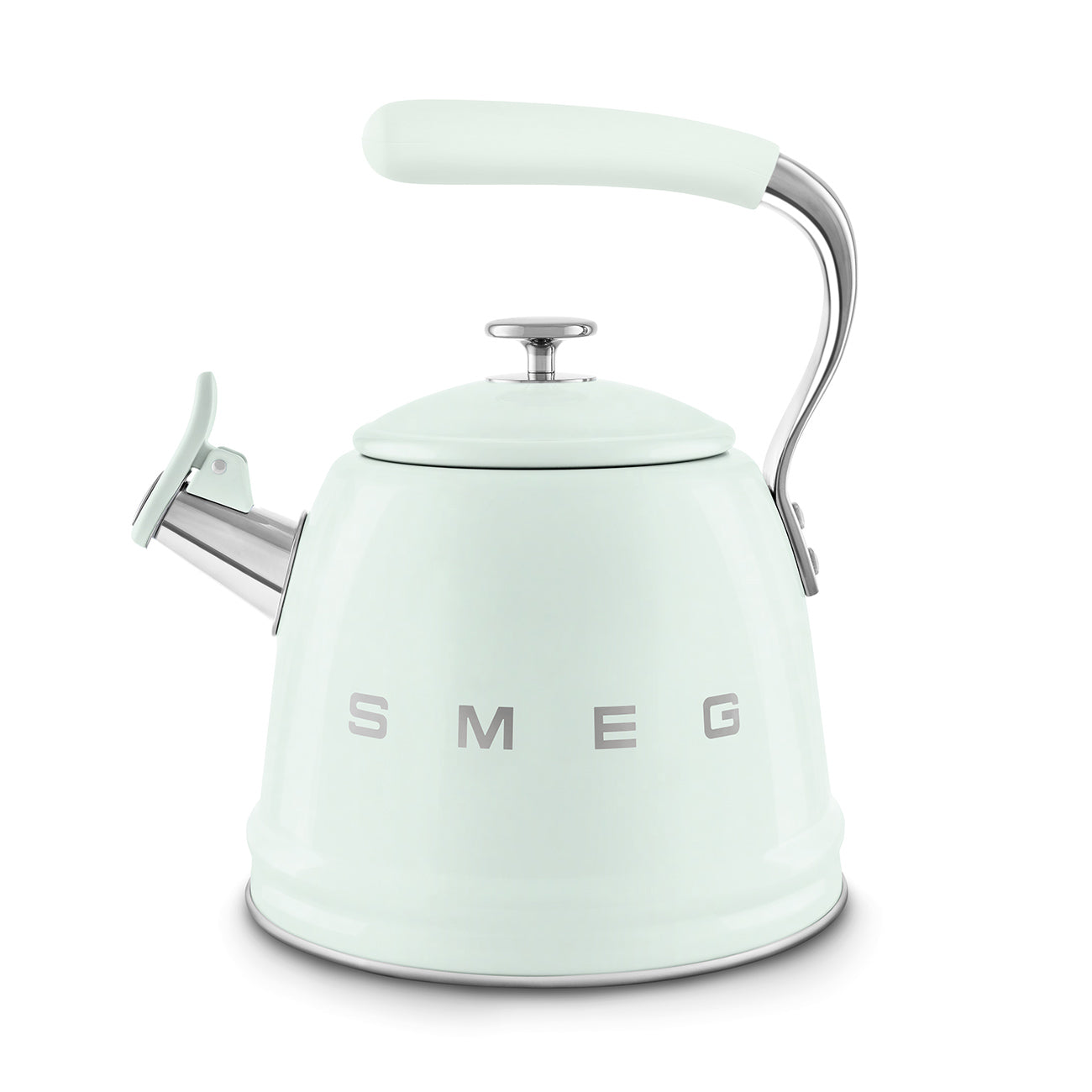 Smeg 50's Retro Style Aesthetic Pastel Green Whistling Kettle