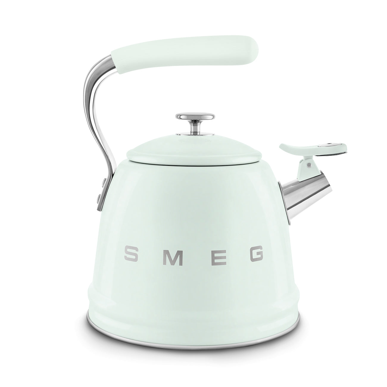 Smeg 50's Retro Style Aesthetic Pastel Green Whistling Kettle