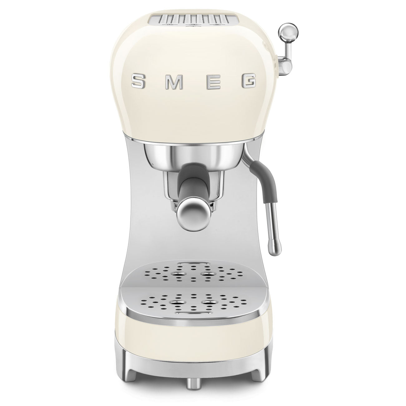 Smeg 50's Retro Style Aesthetic Espresso Coffee Machine, Cream