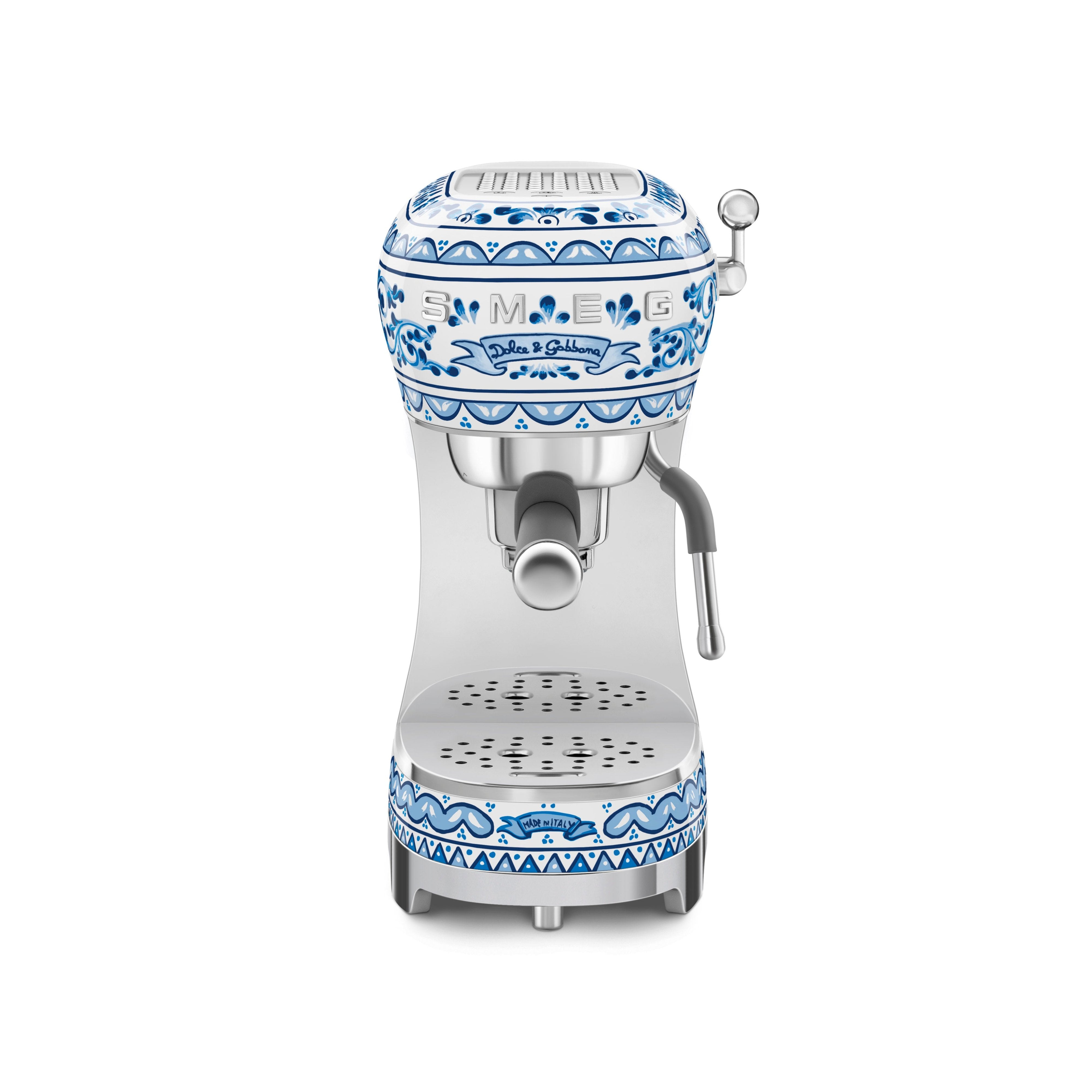 Smeg Dolce and Gabbana Blu Mediterraneo Manual Espresso Machine