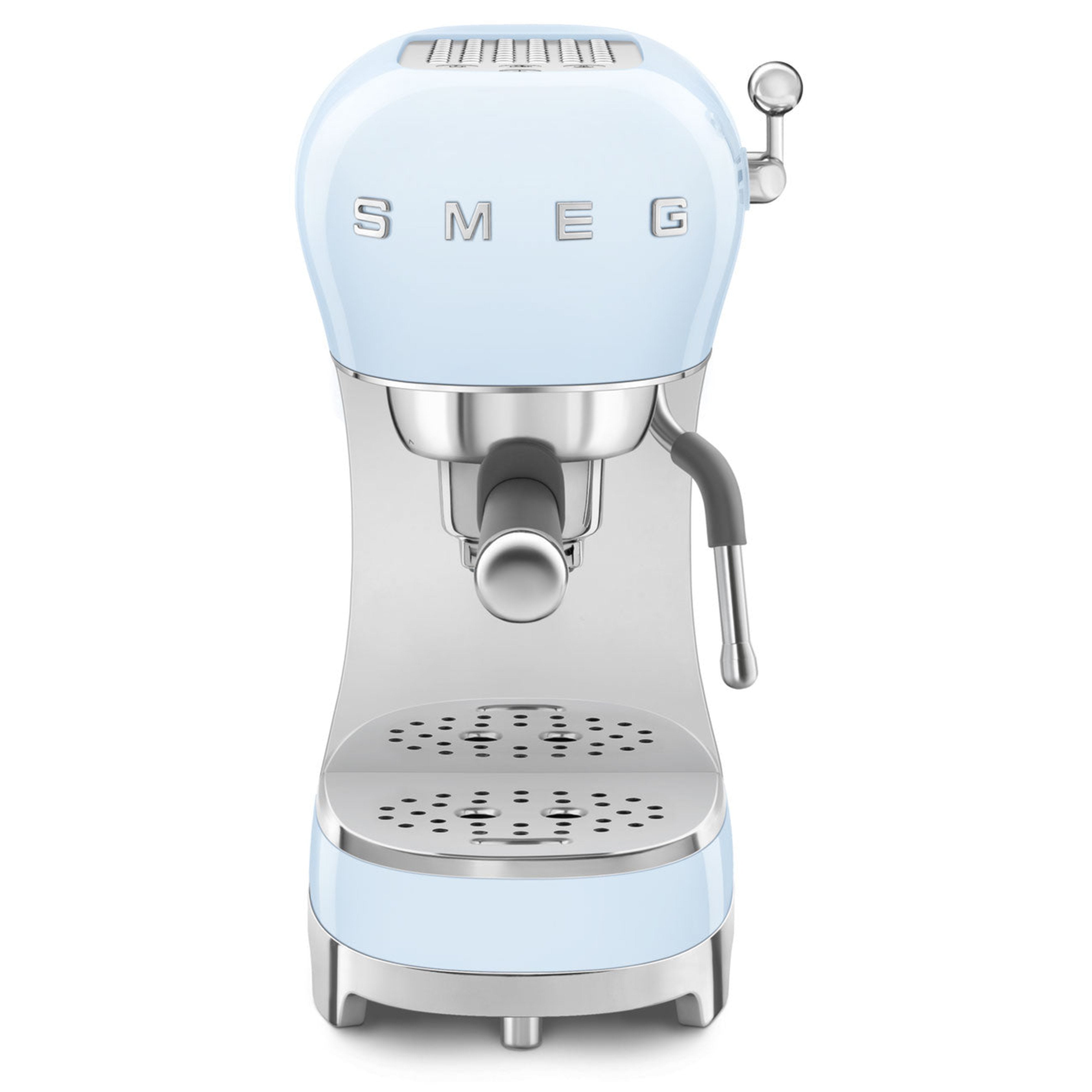 Smeg 50's Retro Style Aesthetic Espresso Coffee Machine, Pastel Blue