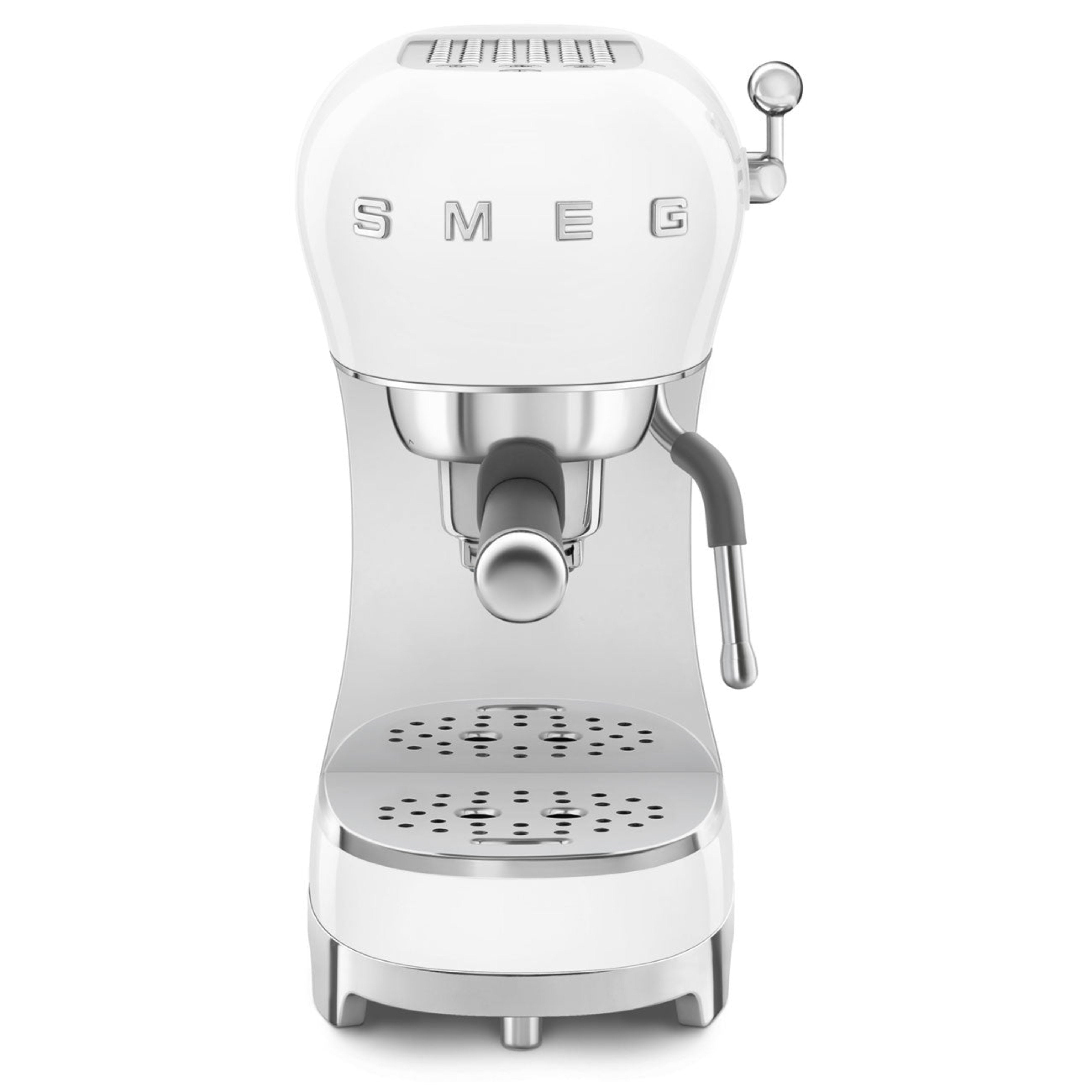 Smeg 50's Retro Style Aesthetic Espresso Coffee Machine, White