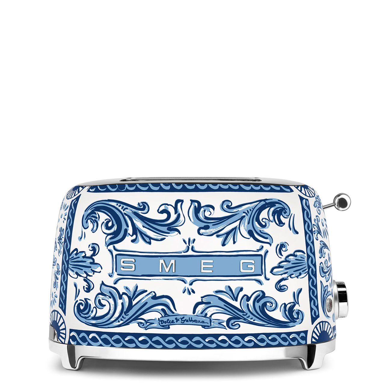 Smeg Dolce and Gabbana Blu Mediterraneo 2-Slice Toaster