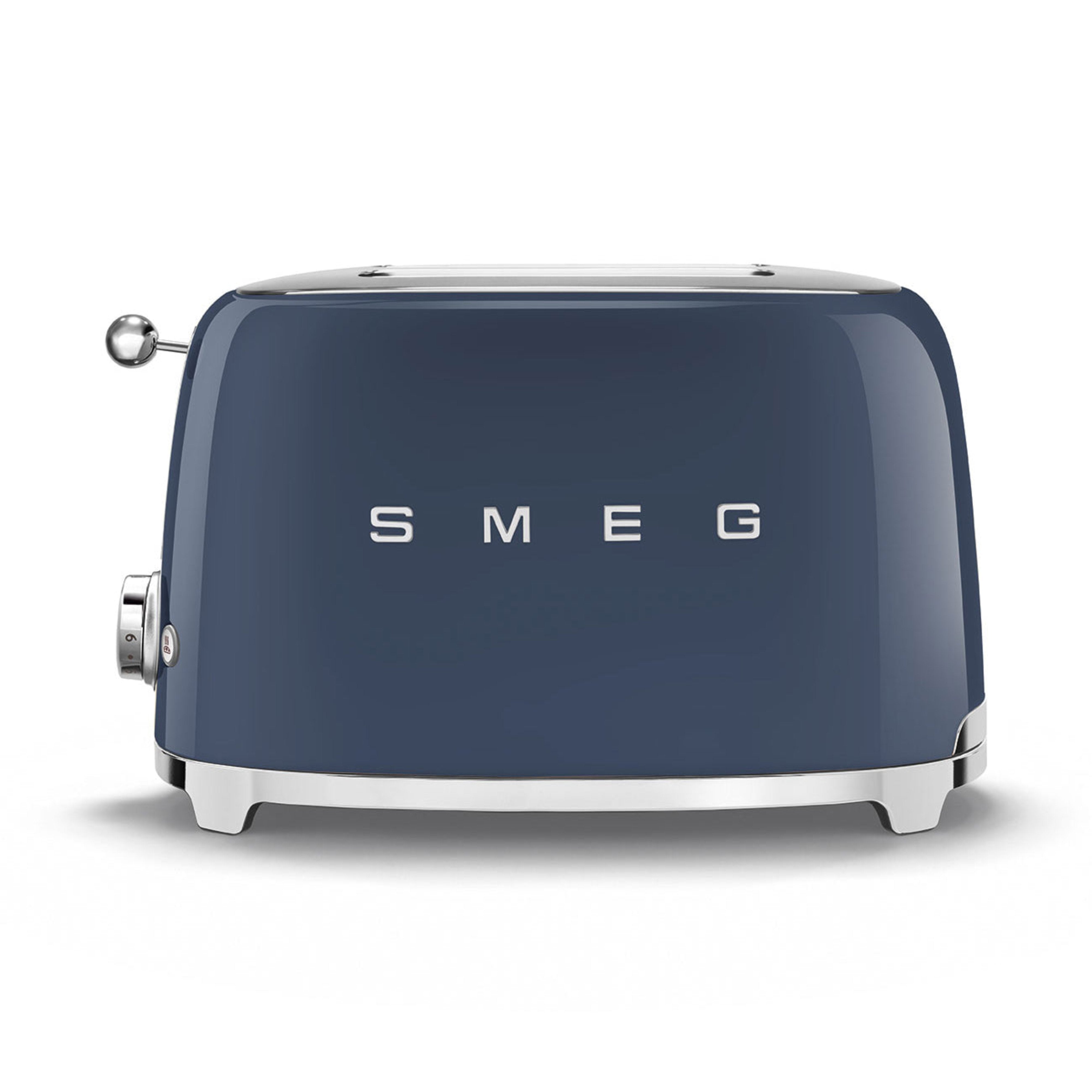 Smeg 50's Retro Style Aesthetic Navy 2-Slice Toaster