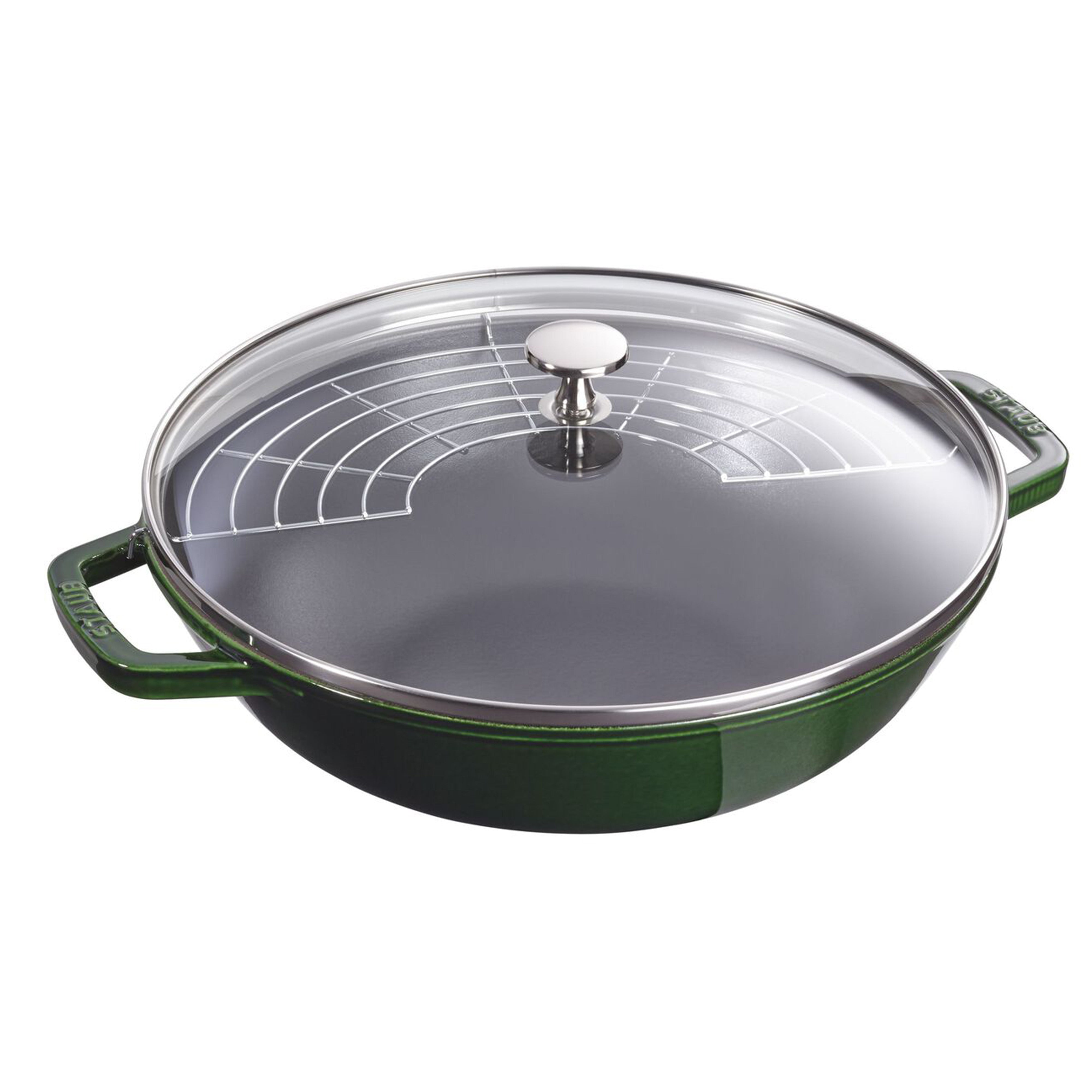 Staub Cast Iron Basil Perfect Pan, 4.5-Quart