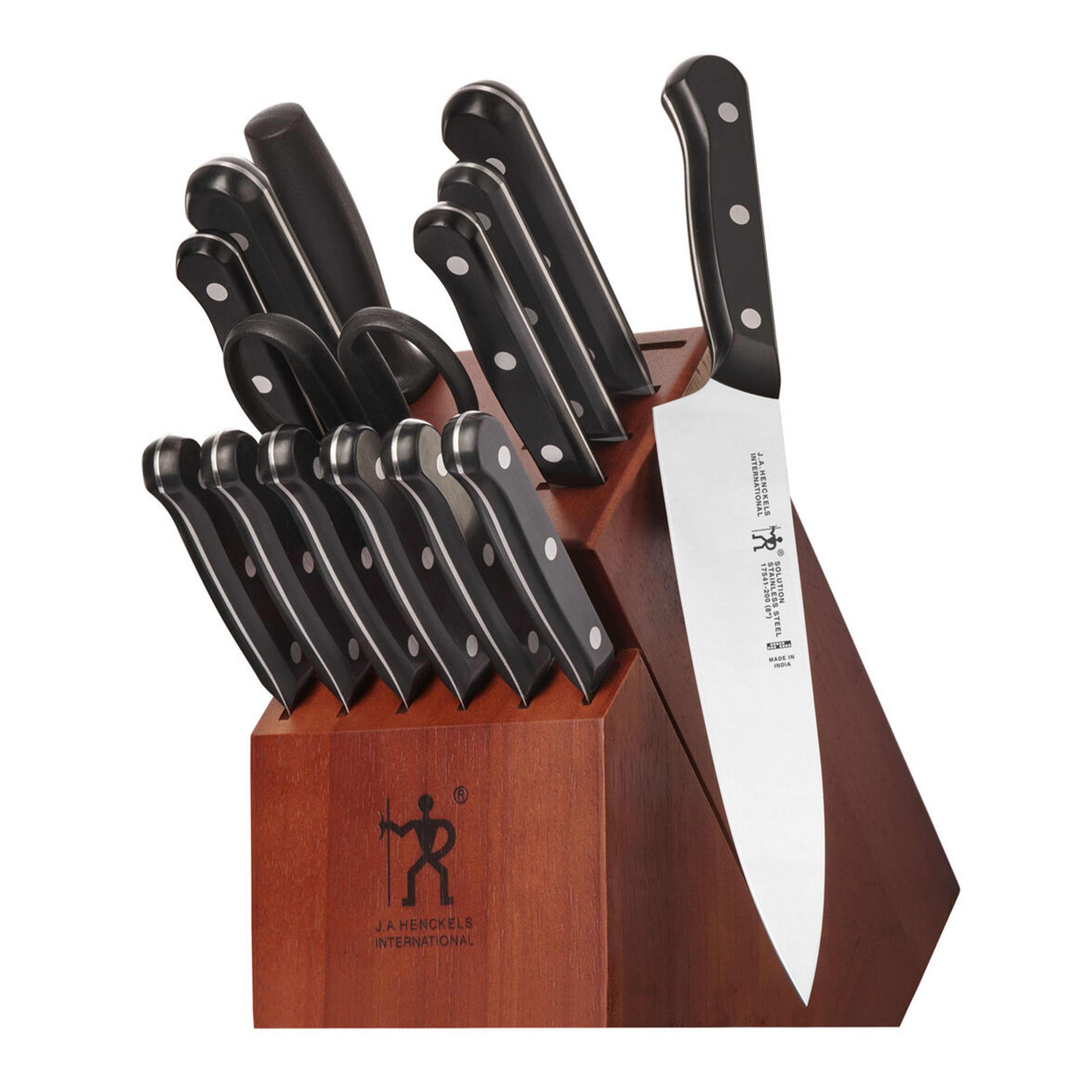 Henckels Dynamic Stainless Steel 15-Piece Knife Block Set