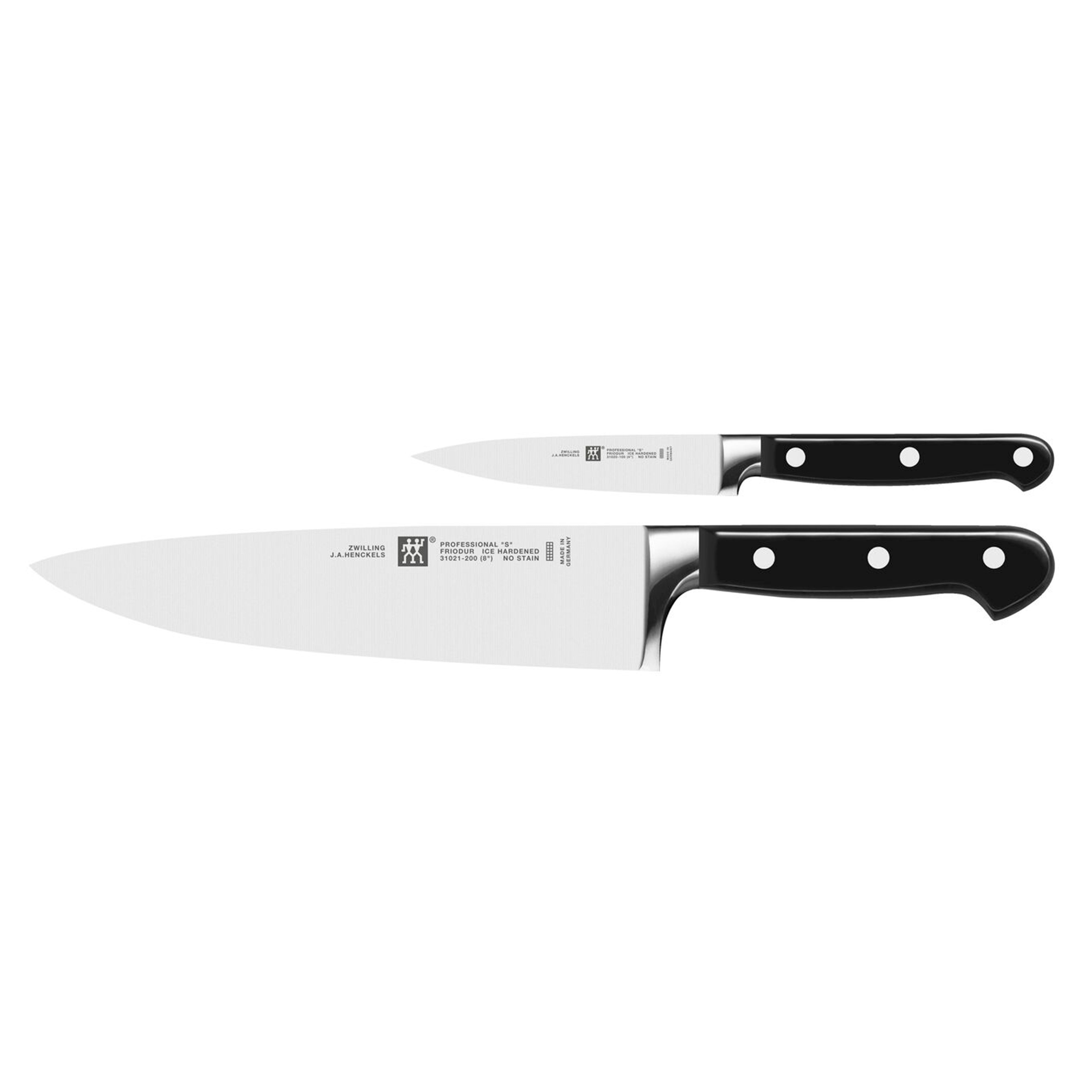 Zwilling Professional S 2-Piece Carbon Steel Chef's Knife Set