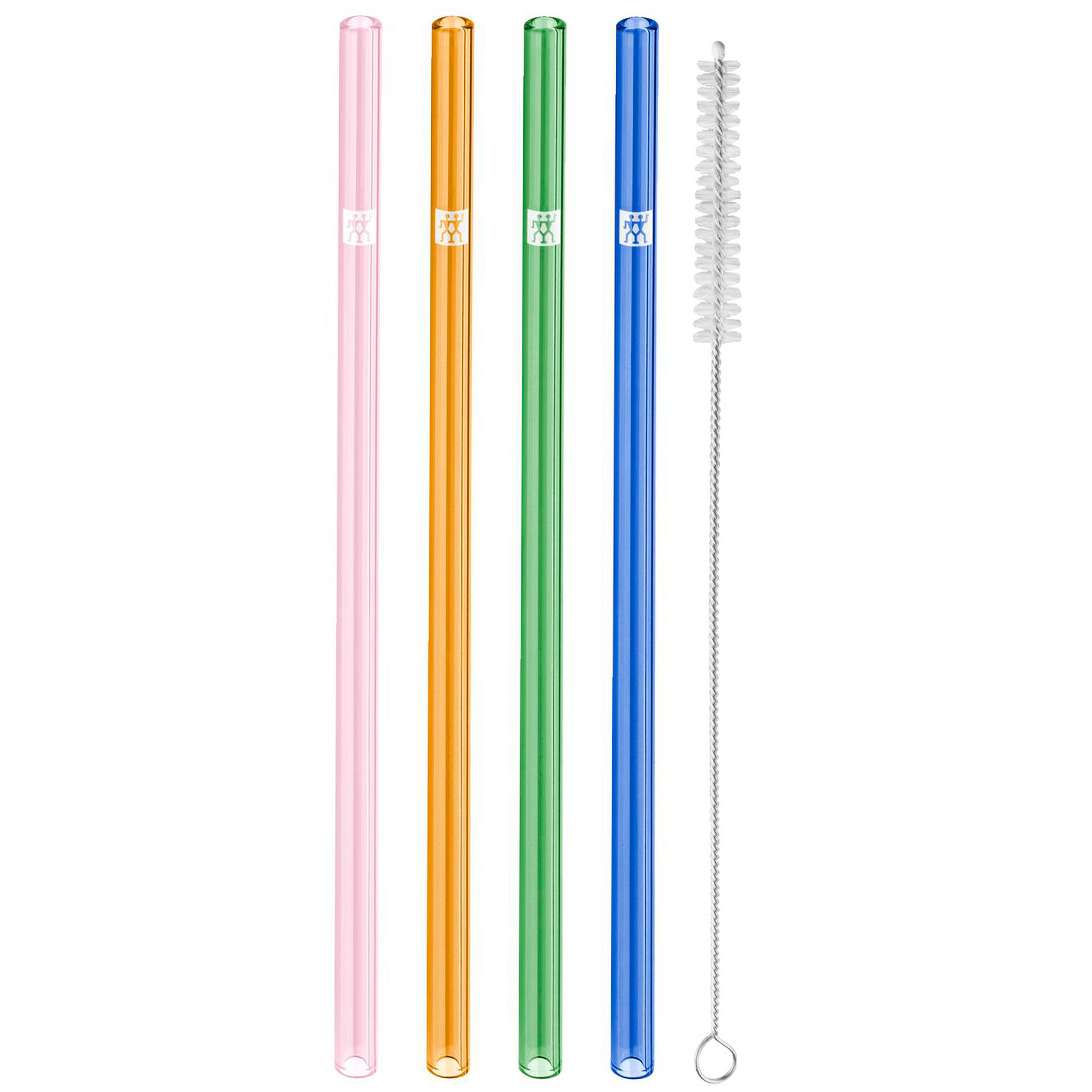 Zwilling Sorrento Straight 4-Piece Glass Straws