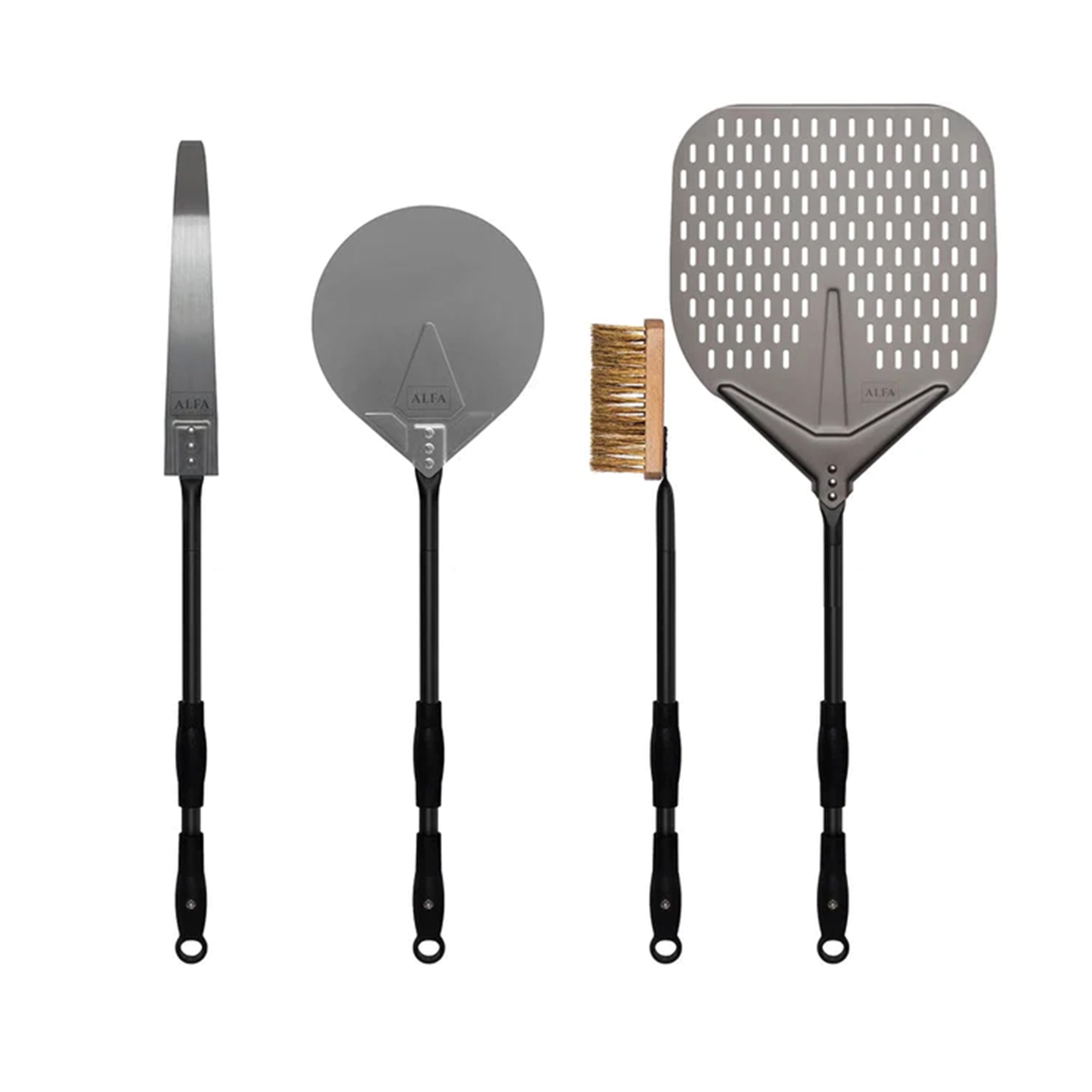 Alfa Forni 4-Piece Pizza Peel Set, 48-Inches