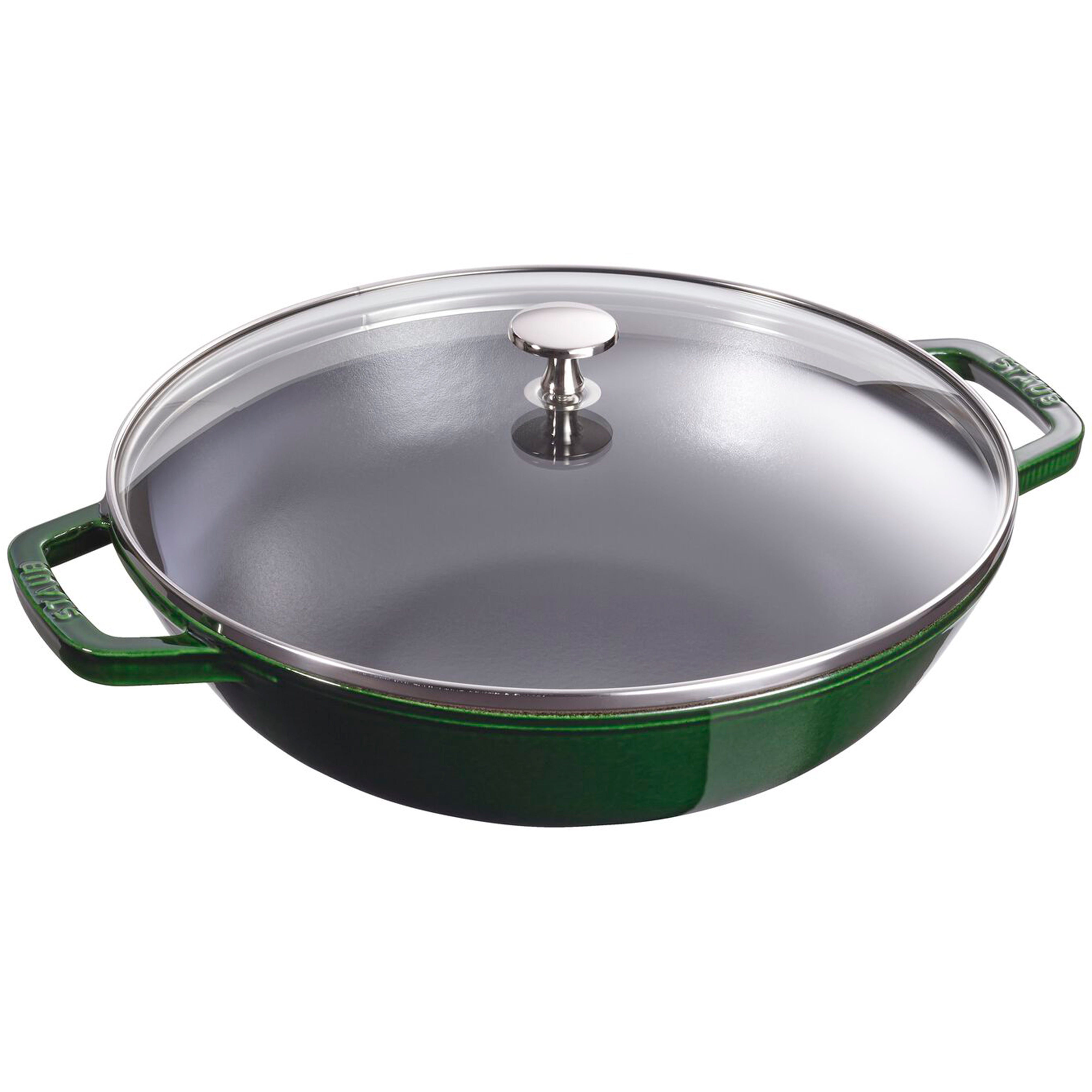 Staub Cast Iron Basil Perfect Pan, 4.5-Quart