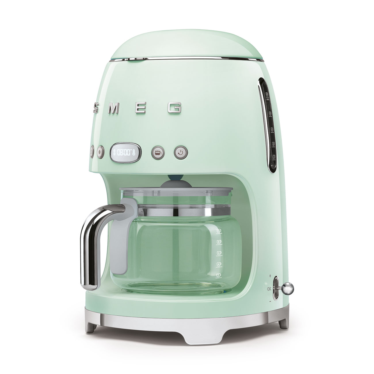 Smeg 50's Retro Style Aesthetic Pastel Green Drip Coffee Machine