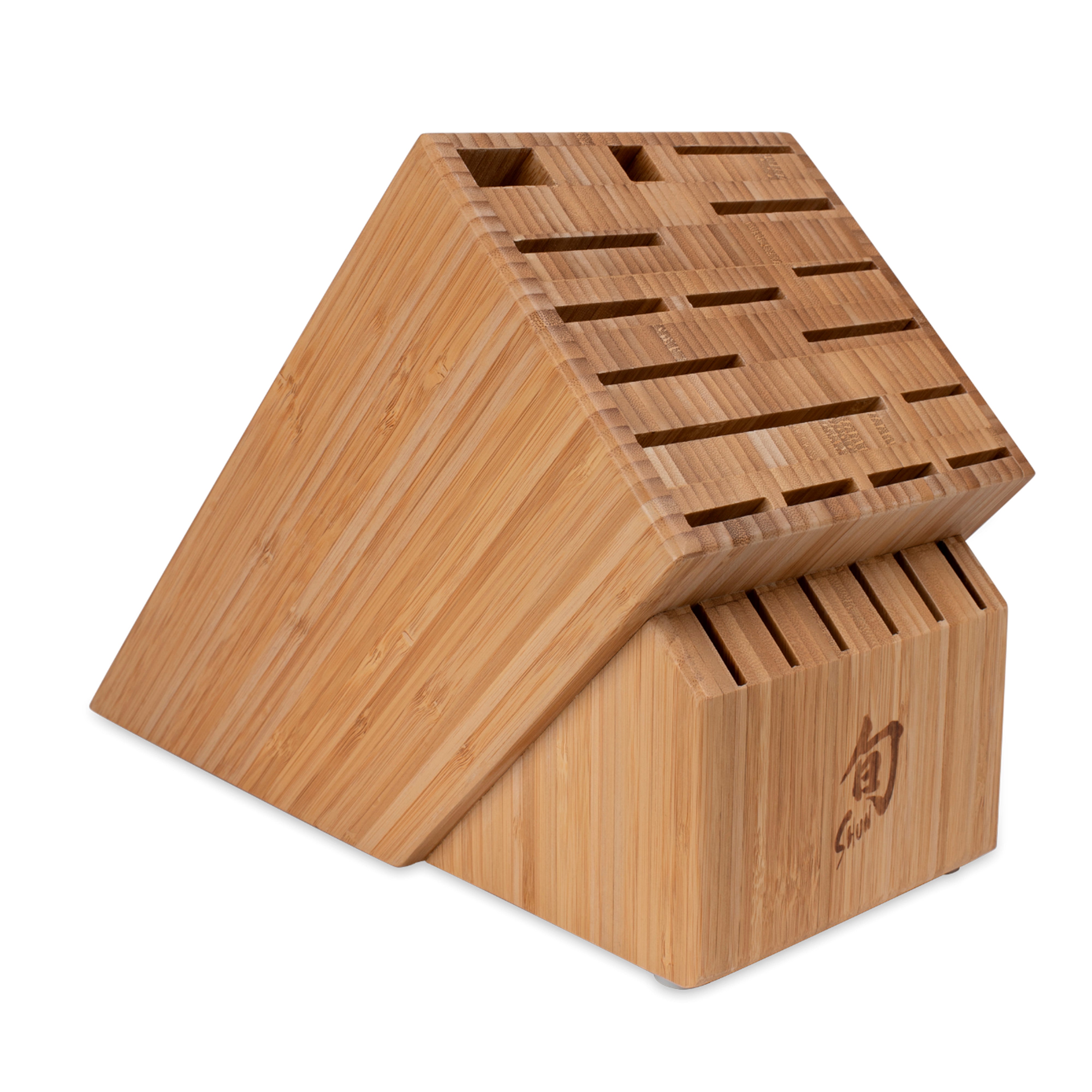 Shun 22–Slot Bamboo Knife Block