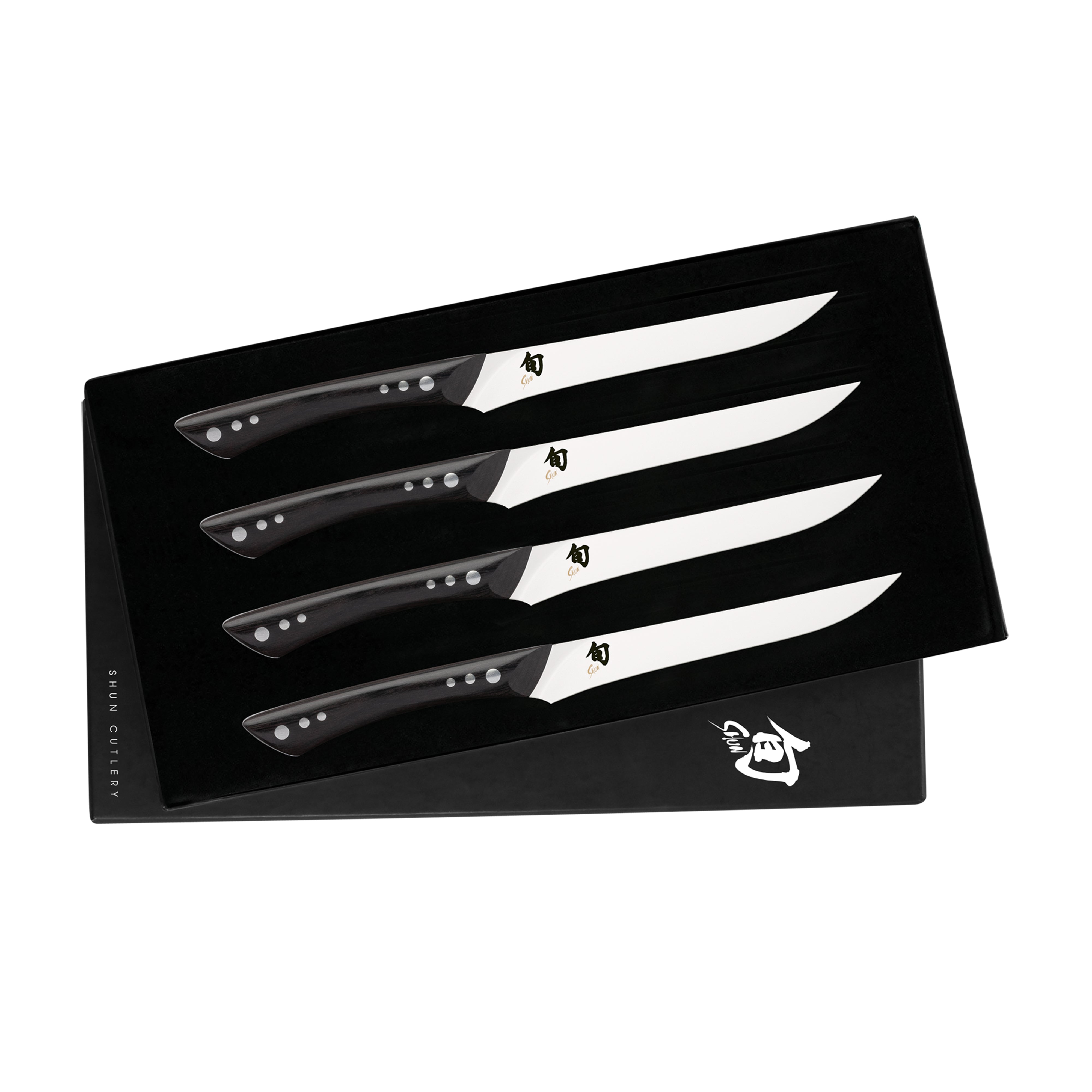 Shun Shima High Carbon Stainless Steel 4-Piece Steak Knife Set