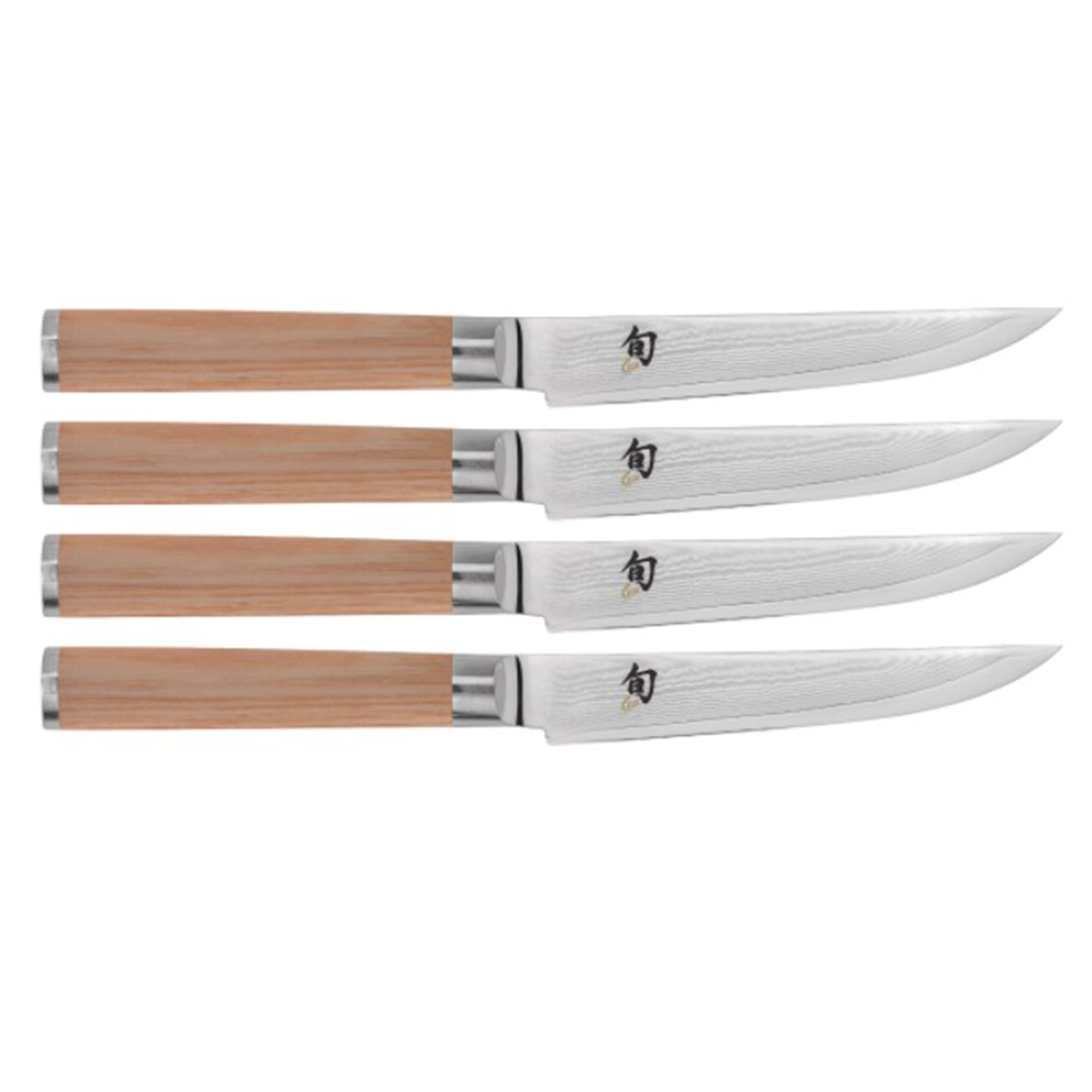 Shun Classic Blonde 4-Piece Steak Knife Set