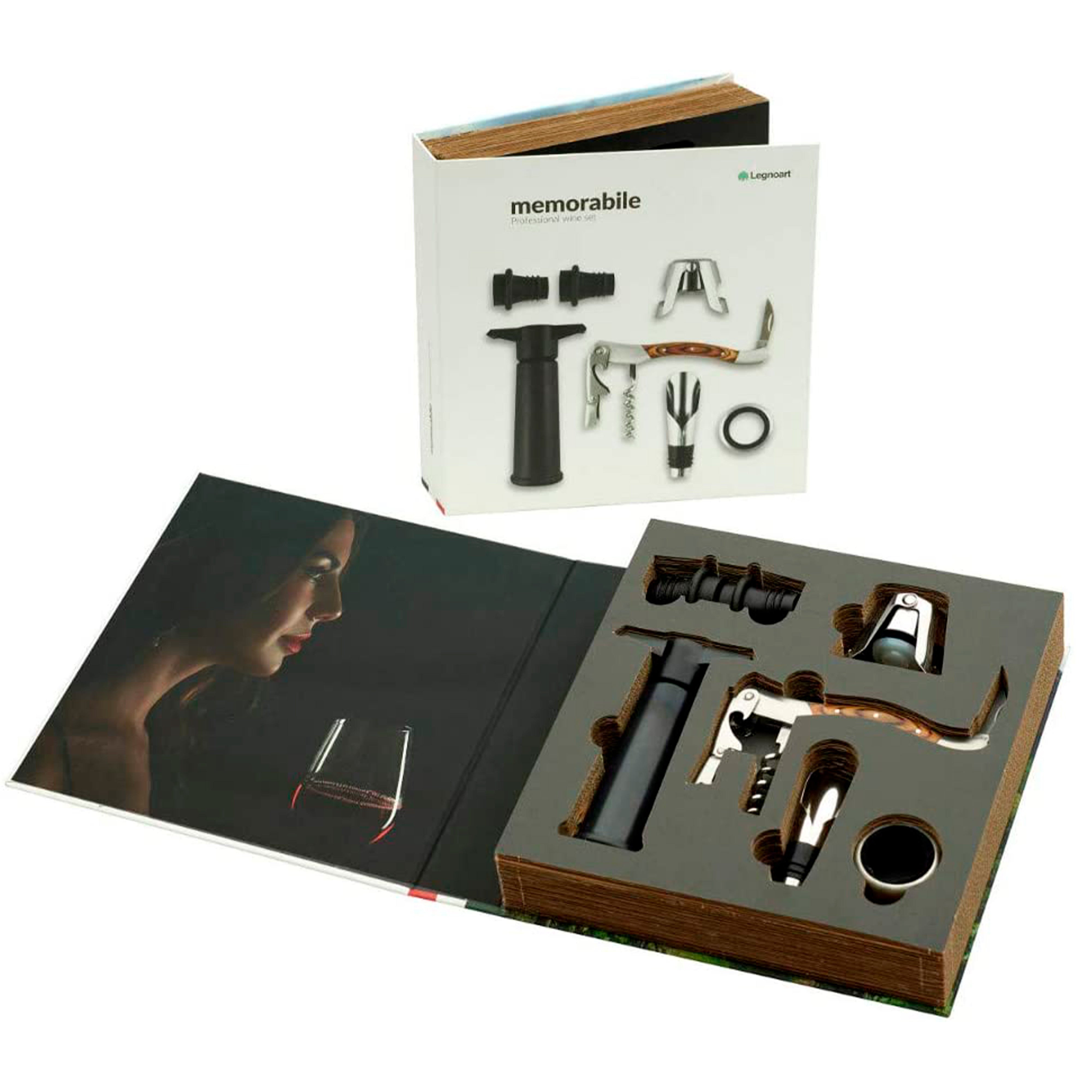 Legnoart Memorabile 7-Piece Professional Wine Set