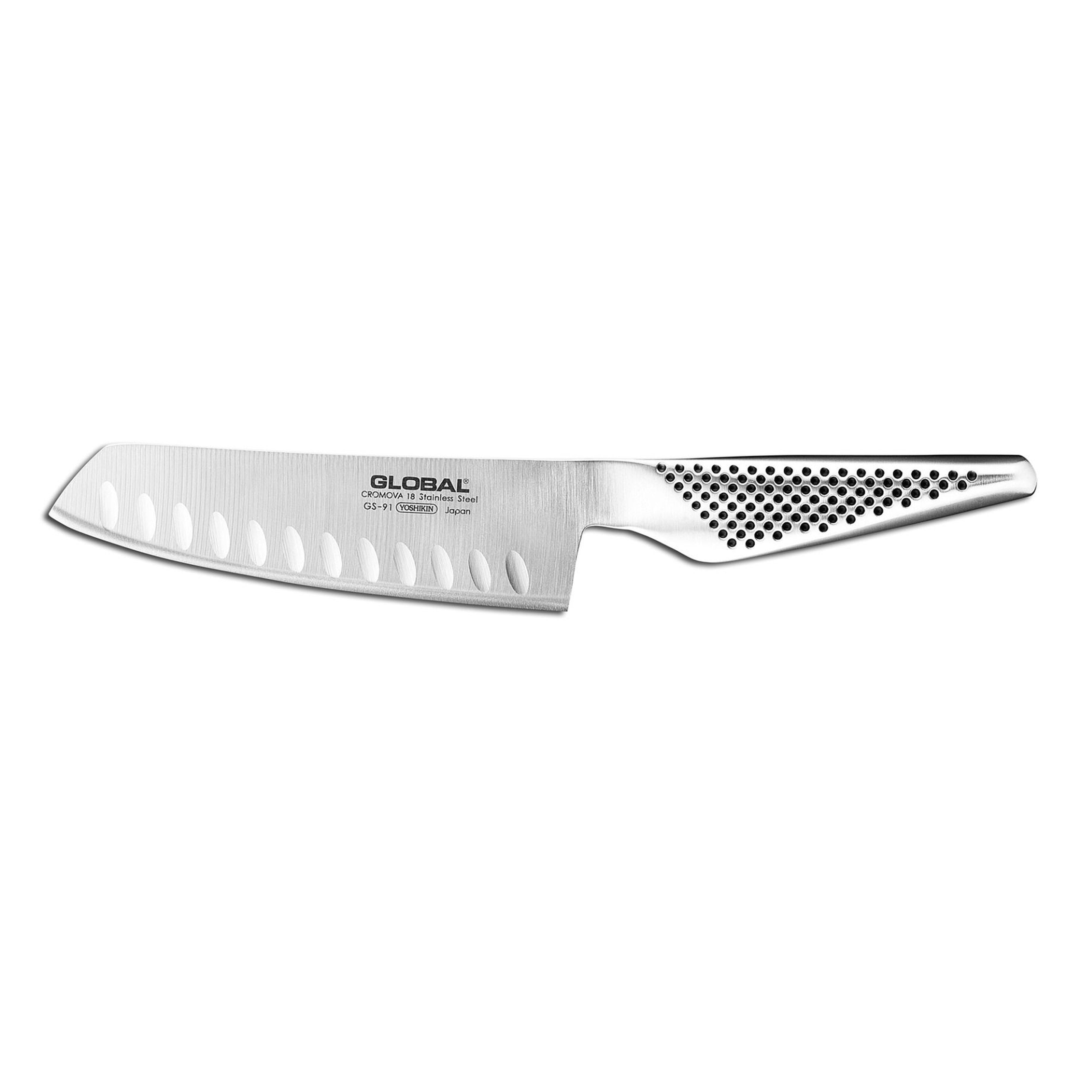 Global Classic Stainless Steel Hollow Ground Vegetable Knife, 5.5-Inches - LaCuisineStore