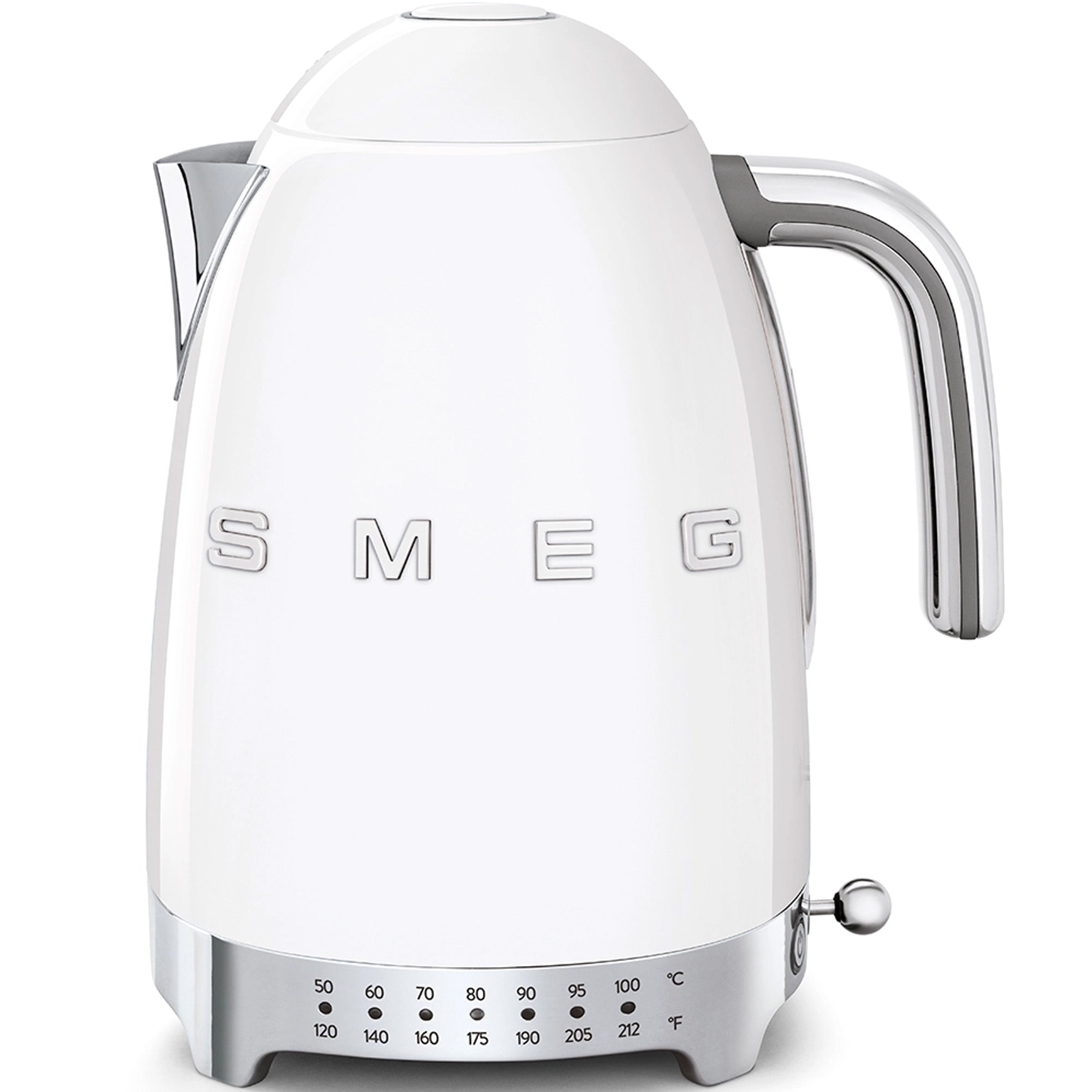 Smeg 50's Retro Style Variable Temperature KLF04 White Kettle