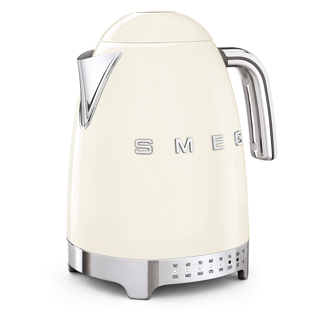 Smeg 50's Retro Style Variable Temperature KLF04 Cream Kettle