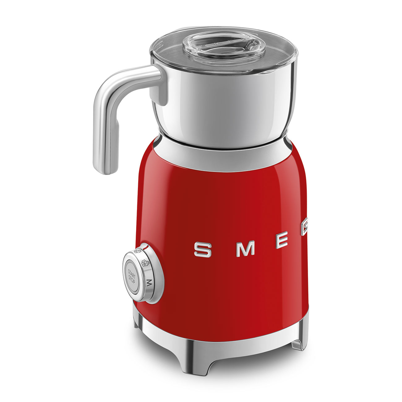 Smeg 50's Retro Style Aesthetic MFF11 Red Milk Frother