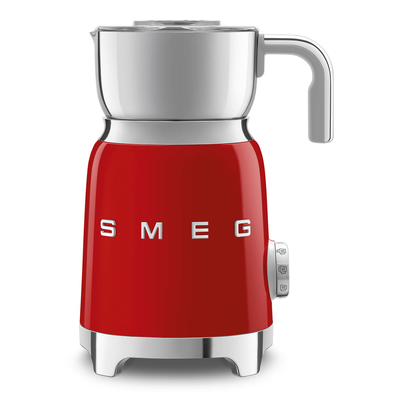 Smeg 50's Retro Style Aesthetic MFF11 Red Milk Frother