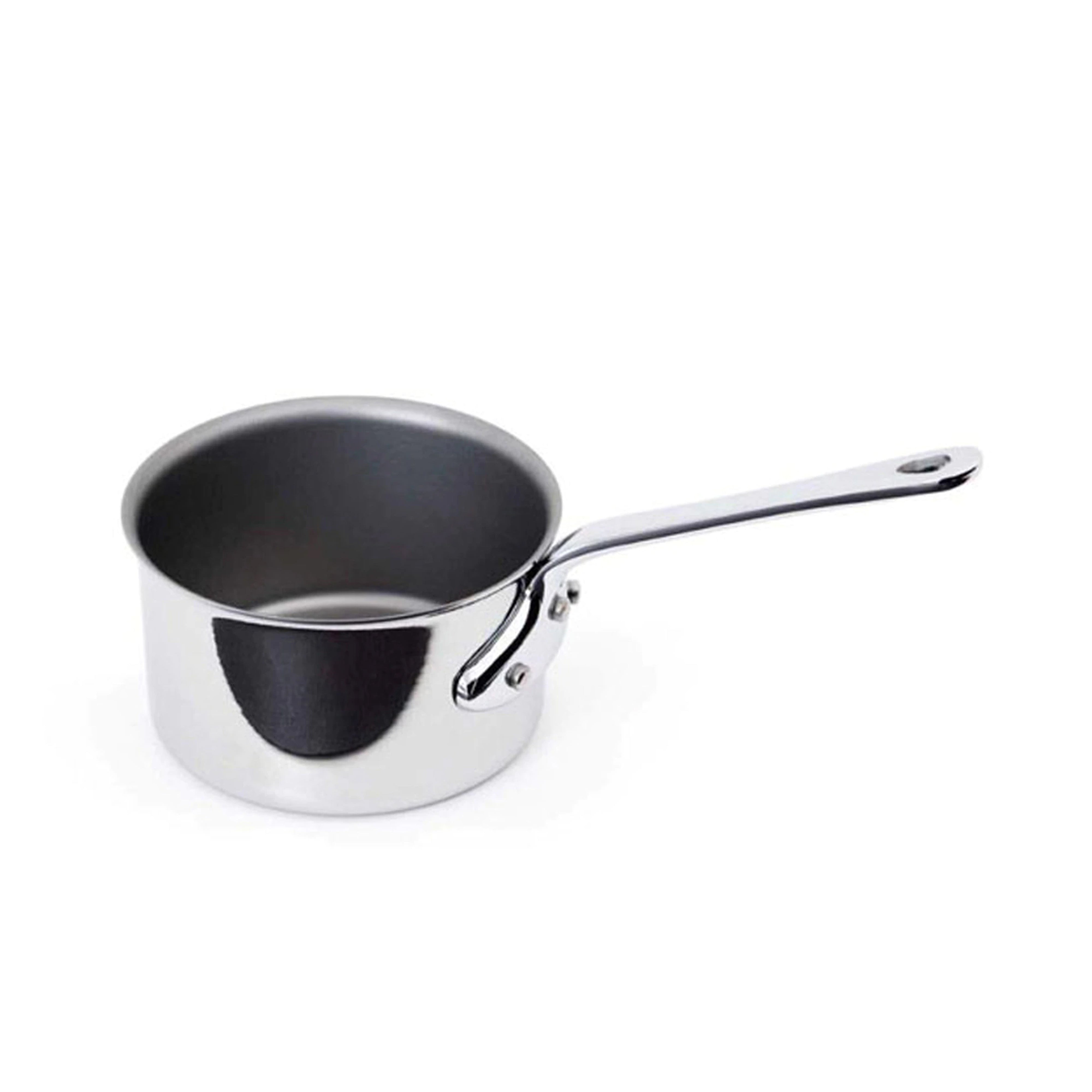 Mauviel M'Mini Stainless Steel Saucepan, 0.4-Quart