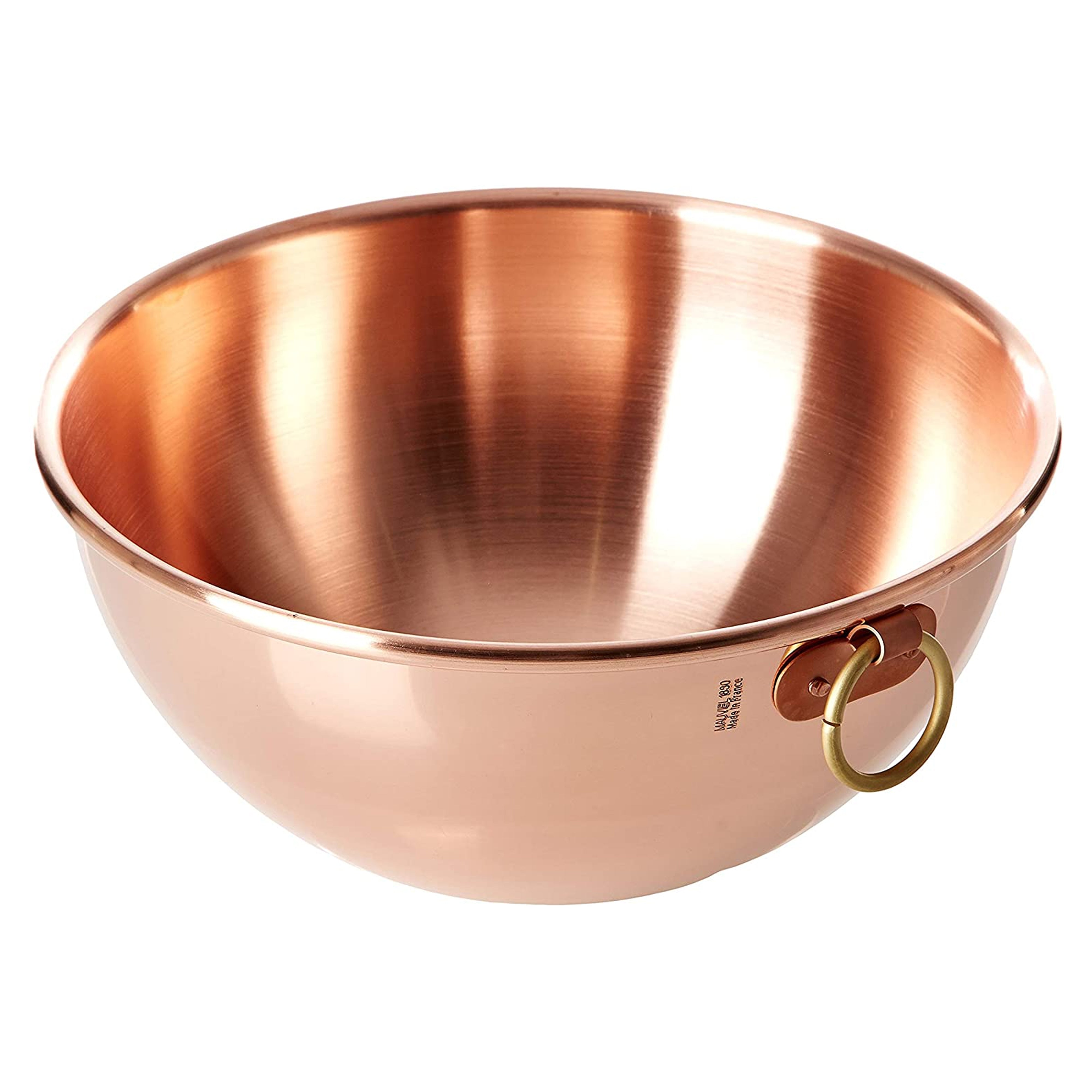 Mauviel M'Passion Copper Egg Beating Bowl, 3.7-Quart
