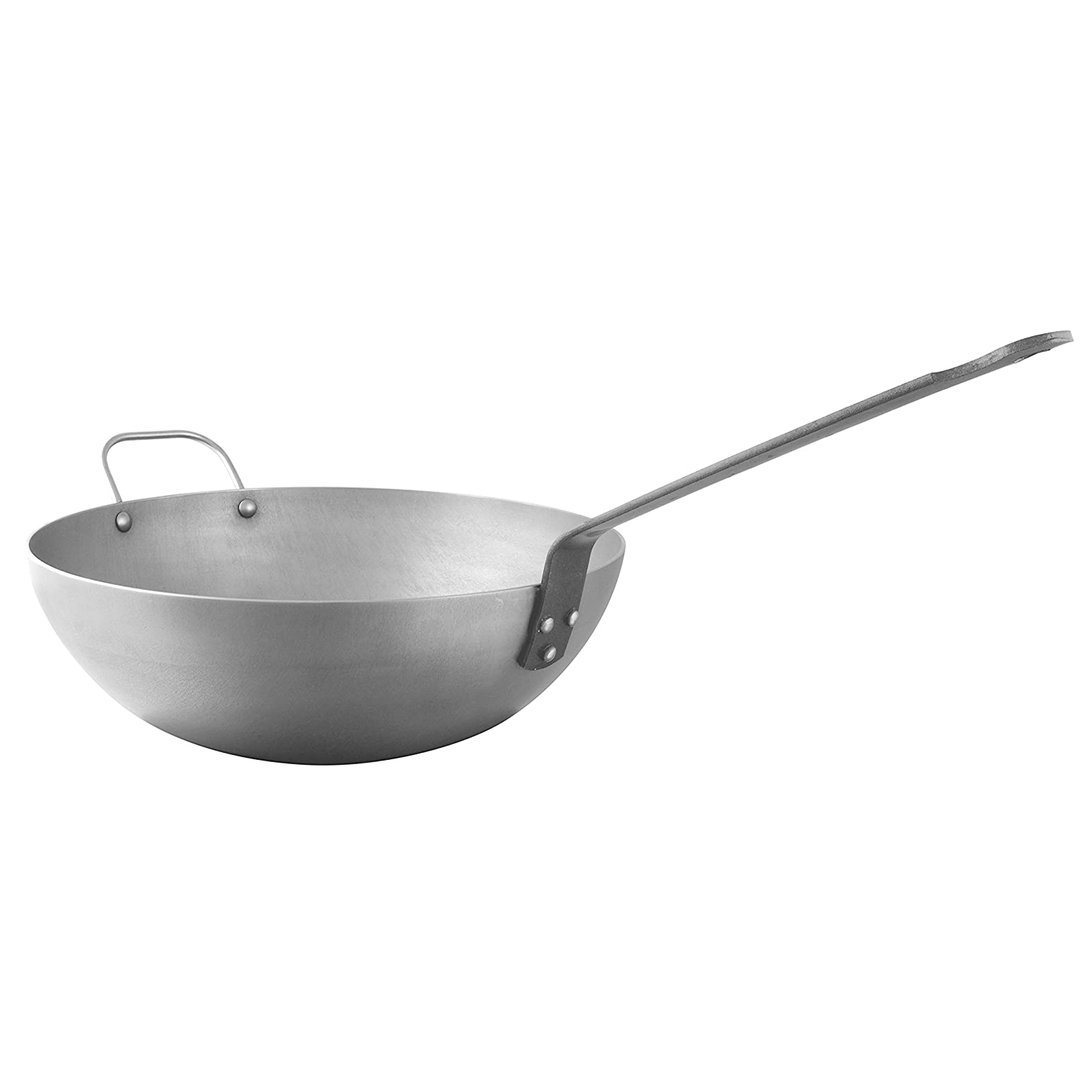 Mauviel M'Steel Carbon Steel Wok 11.8-Inches