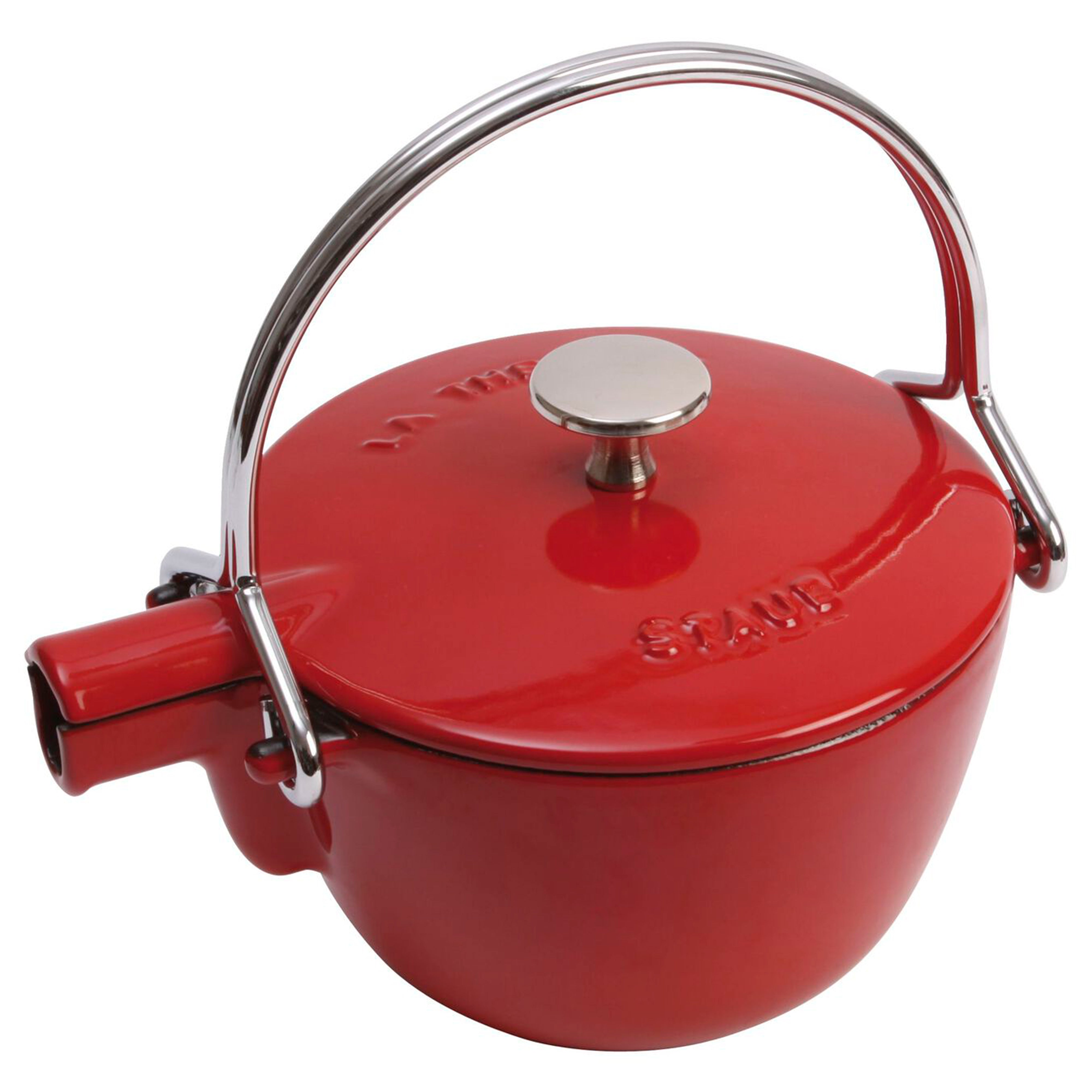 Staub Cast Iron Round Tea Kettle, 1-Quart - LaCuisineStore