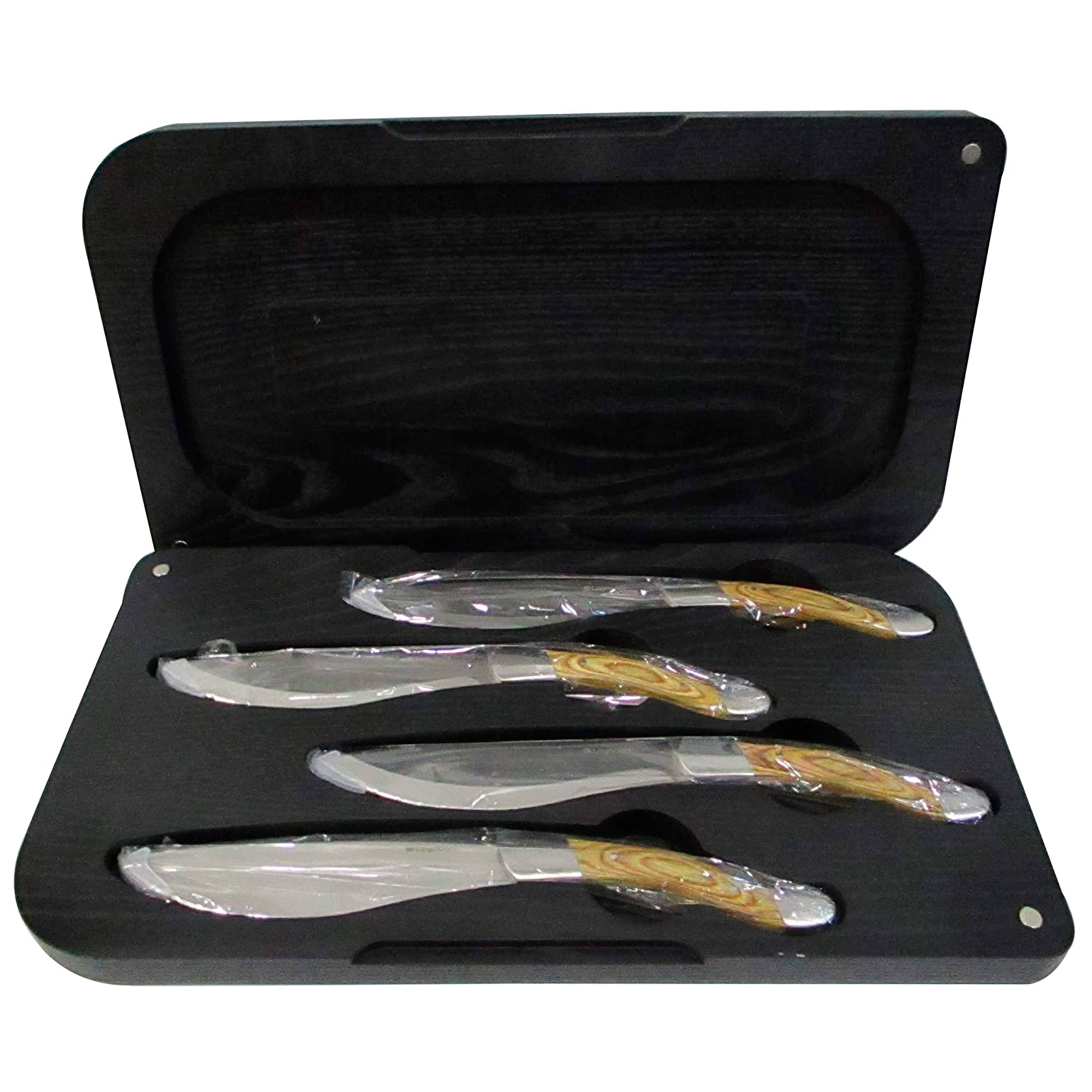 Legnoart Angus 4-Piece Steak Knife Set in a Luxury Wooden Box