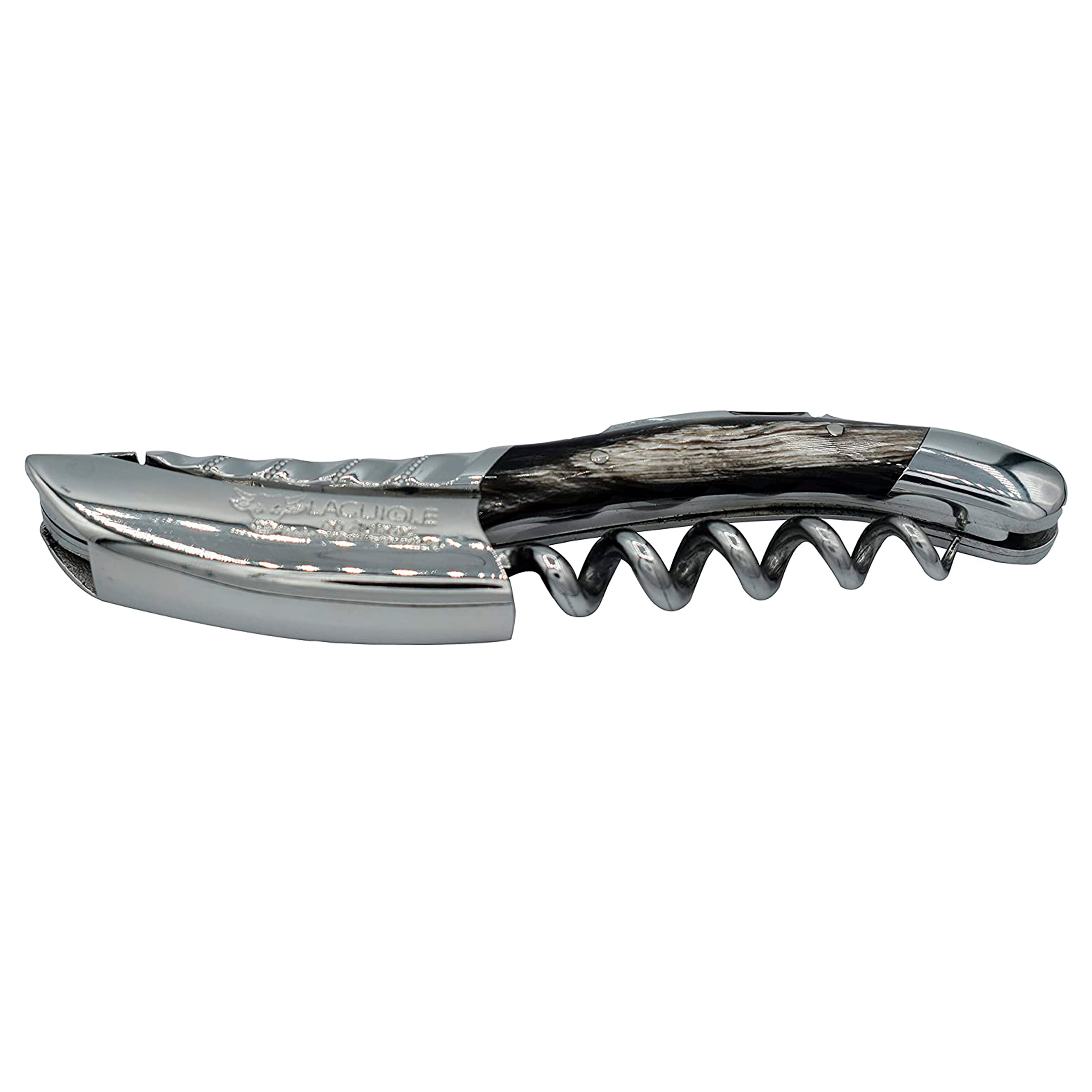 Laguiole en Aubrac Sommelier Corkscrew, With Buffalo Horn Handle