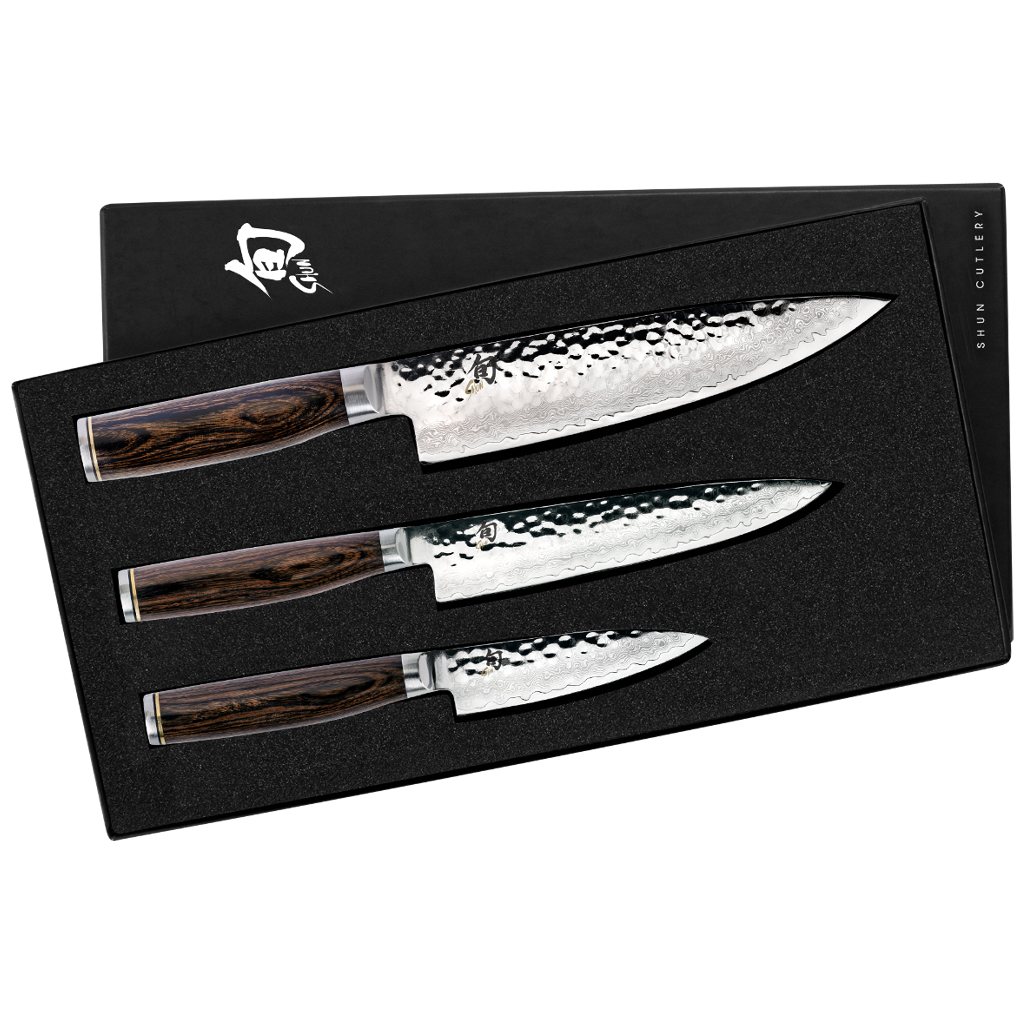 Shun Premier Damascus Steel 3-Piece Starter Knife Set