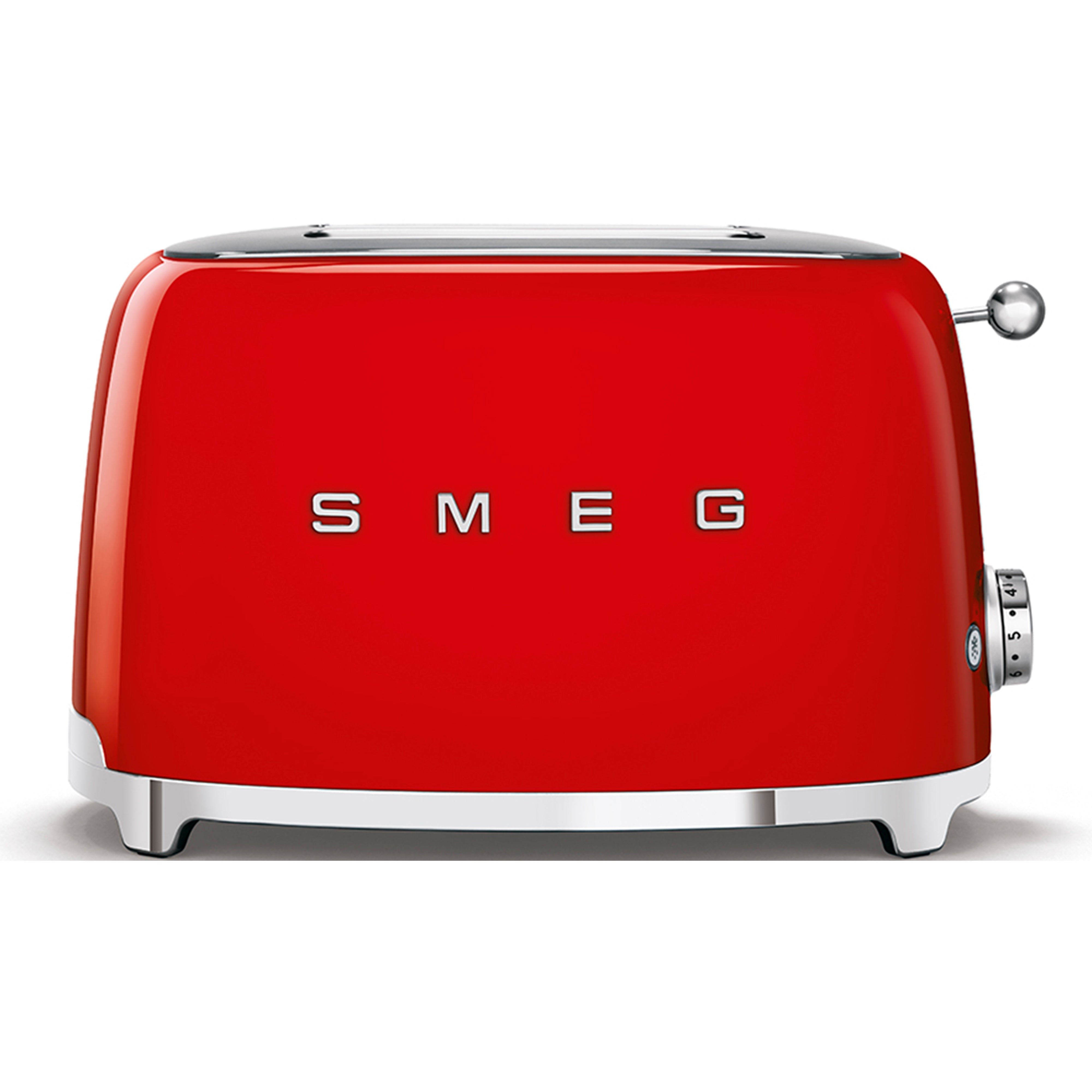 Smeg 50's Retro Style Aesthetic 2x2 Slice Red Toaster