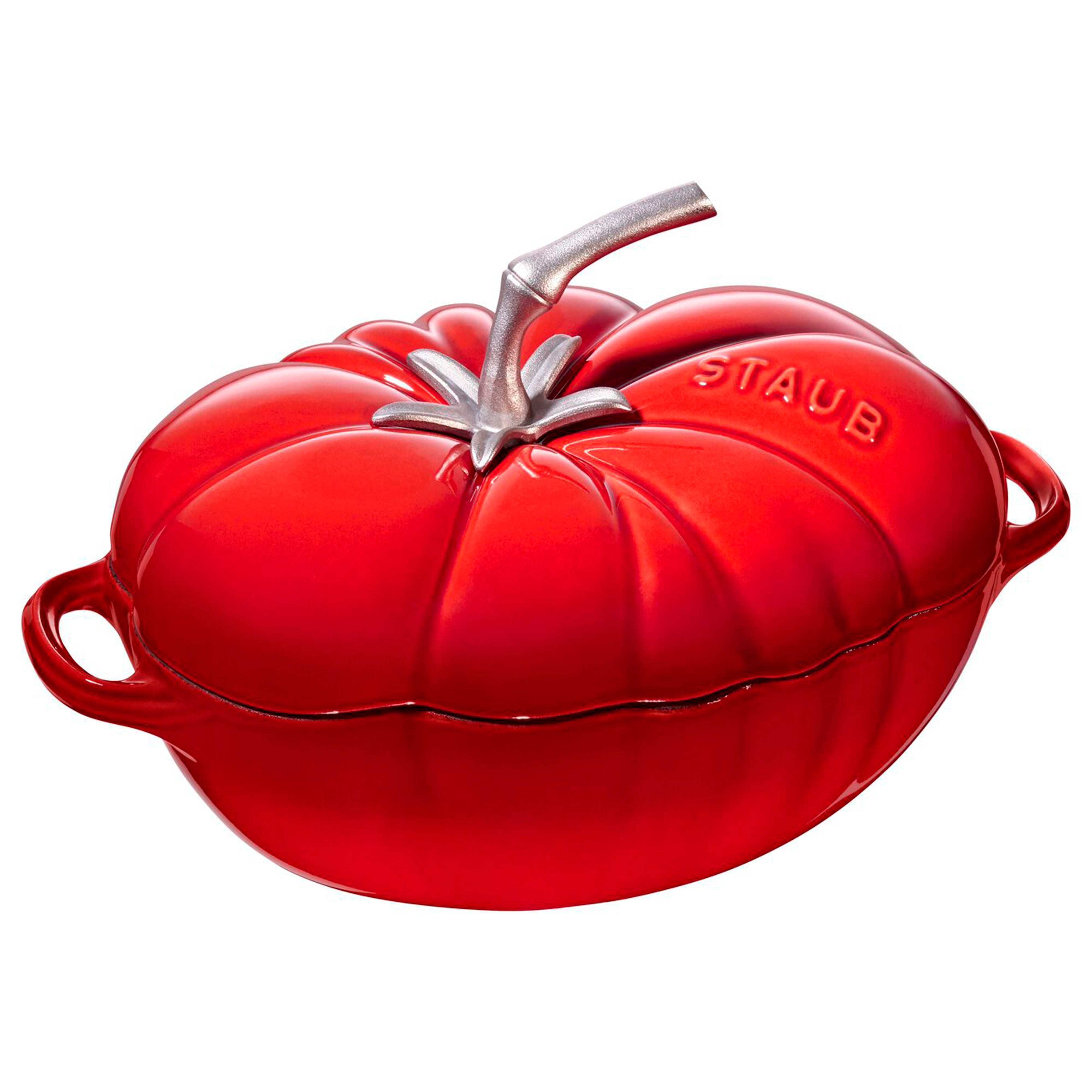 Staub Cast Iron Tomato Cocotte Cherry, 3-Quart - LaCuisineStore