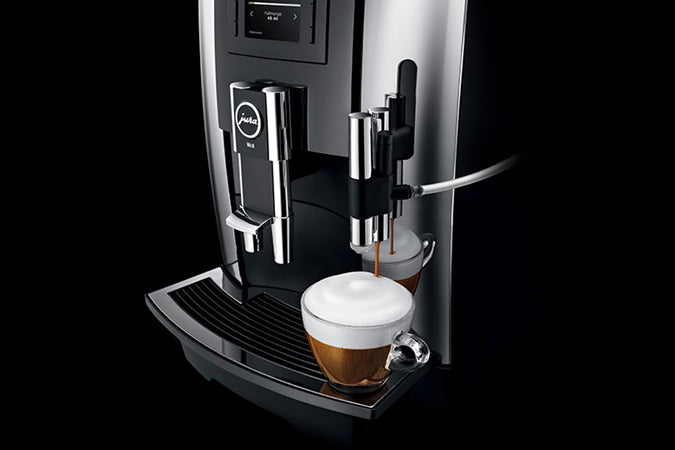 Jura WE8 Professional Automatic Coffee Machine, Chrome and Black - LaCuisineStore